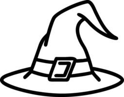 Magical Witch Hat Design vector