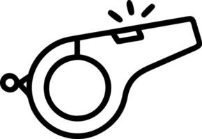 Ergonomic Whistle Design vector