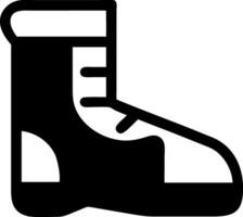 Durable Hiking Boot Design vector