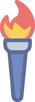Modern Torch Concept vector