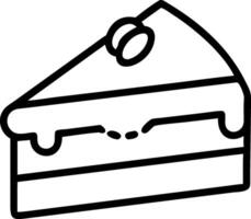 Perfect Chocolate Cake Slice Presentation vector