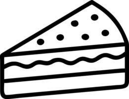 Elegant Slice of Chocolate Cake Art vector