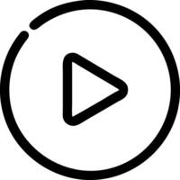 Innovative Play Button Style vector