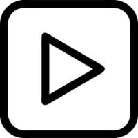 Futuristic Play Button Concept vector