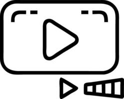 Vibrant Play Button Design vector