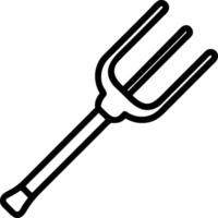 Rustic Pitchfork Illustration vector
