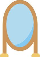 Rustic and Weathered Mirror Concept vector