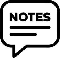 Vintage-Style Notebook with Notes vector