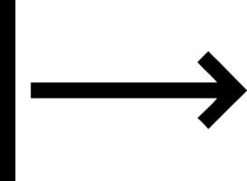 Futuristic Long Arrow for Digital Interfaces vector
