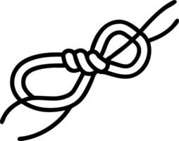Handcrafted Knotted Rope for Rustic Decor vector