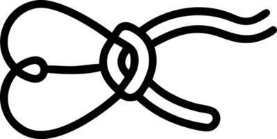Nautical Knotted Rope Design for Marine Aesthetics vector