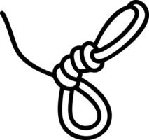 Decorative Knotted Rope for Home and Craft Projects vector