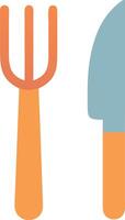 Classic Knife and Fork Set with Timeless Appeal vector