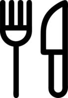 Artistic Knife and Fork Design with Unique Patterns vector