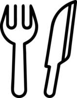 Ergonomic Knife and Fork Set for Comfortable Use vector