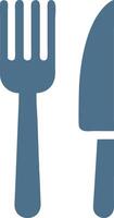 Elegant Knife and Fork Design for Fine Dining vector