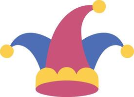 Jester Hat Design with Artistic and Abstract Elements vector