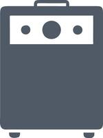 Sleek and Modern Guitar Amplifier Design vector