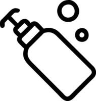 Abstract Foaming Bottle with Playful Foam vector