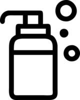 Modern Foaming Bottle with Elegant Design vector