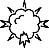 High-Impact Explosion Symbol for Branding vector