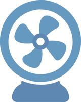 Desk Fan with Elegant, Simple Design vector