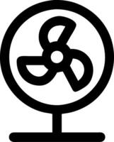 Realistic Desktop Fan Artwork vector