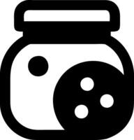 Whimsical Cookie Jar with Fun Characters vector