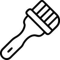 Abstract Brush with Unique Elements vector