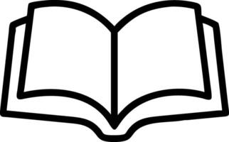 Minimalist Book Icon Design vector