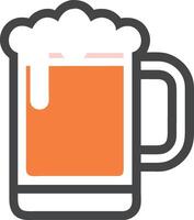 Abstract Beer Mug Concept for Branding vector