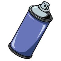 Spray can icon. Paint spray can illustration with simple design. Aerosol bottle symbol isolated on a white background. vector