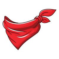 Cowboy bandana wild west icon, isolated . vector