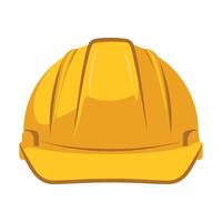 Worker Security Helmet Icon. Isolated graphic, perfect for construction and safety themes vector