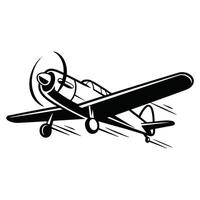 Silhouette of an airplane in motion with dynamic speed trails, symbolizing fast travel and aviation. Isolated on a white background. illustration. vector