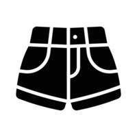 A pair of summer shorts representing beach vacations and warm weather. vector
