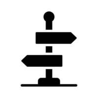 Take a look at this amazing icon of classic guidepost vector