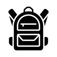 Travel backpack design, hiking bag icon easy to use in web, mobile and all presentation project. vector