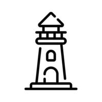 Ready to use icon of lighthouse in modern design style. vector