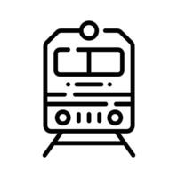Get this amazing icon of train in modern design style. vector