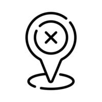 Get this amazing icon of location marker in modern design style. vector