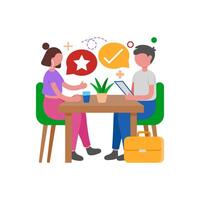 Effective Job Interview Preparation Techniques vector