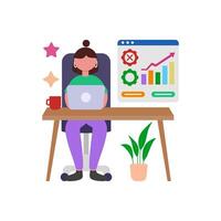 Inclusive Diversity Metrics Tracking System vector