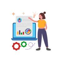 Comprehensive Performance Review Evaluation System vector