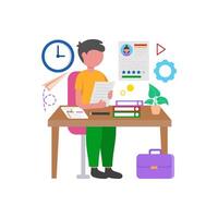 Automated Resume Screening Process Techniques vector