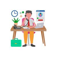 Structured Phone Interview Screening Techniques vector