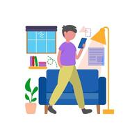 Take calls while mobile vector