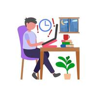 Manage time zone challenges vector
