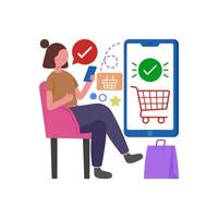 Receive Confirmation for Your Order vector