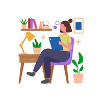 Stay Productive Using Your Tablet vector